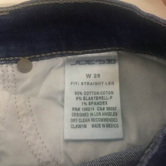 Joes Jeans Elsie Straight Leg Sz 26 - Picture 6 of 9